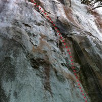 Awesome line in perfect rock!