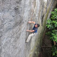Thad Montalban getting the slab experience in Ancestor's Territory
