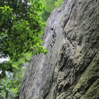 Ana Maria Sanchez in her route 