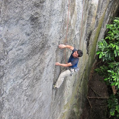 Thad Montalban getting the slab experience in Ancestor's Territory