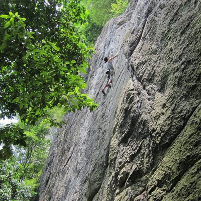 Ana Maria Sanchez in her route 